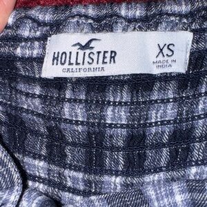 Hollister Plaid Jumpsuit with Straps